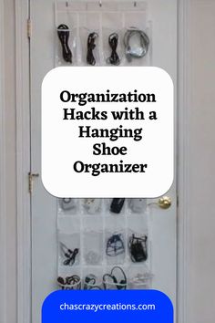 Organization Hacks for Using a Shoe Organizer in Small Spaces Hanging Shoe Organizer, Hanging Shoes, Creative Organization, Laundry Room Organization