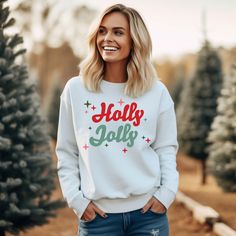 Shirt Bags, Holiday Swag, Christmas Gift Idea, Holly Jolly, Christmas Design, Png Transparent, Holiday Christmas, Christmas Shirt, Christmas Shirts