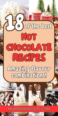 Make your winter nights special with slow cooker hot chocolate recipes that are both simple and delightful. Try out Crock-Pot hot chocolate recipes for a hassle-free way to enjoy a delicious cup of hot chocolate. Perfect for making batches of hot chocolate for family reunions, Christmas parties, festive get-togethers or just to give a little warmth and comfort on cold winter days. Deluxe Hot Chocolate, Hot Chocolate Recipes Christmas, Make Hot Chocolate, Flavored Hot Chocolate Recipes, Slow Cooker Hot Chocolate Recipe, Soda Drinks Recipes, Slow Cooker Hot Chocolate