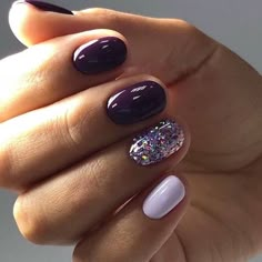 Dipped Nails, Make Up Nails, Nails And Makeup, Up Nails, Purple Nails, Mani Pedi, Nails Makeup