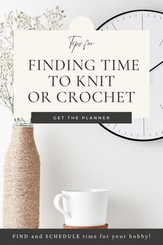 knit and crochet project planner ebook Stop Wasting Time, Day Schedule, Favorite Hobby, Crochet Patterns For Beginners, Crochet For Beginners