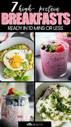 high protein breakfast Mealprep Breakfast High Protein, High Fiber High Protein Breakfast, High Protein Breakfast For Kids, Protein Breakfast On The Go, Protein Rich Breakfast Ideas, 30g Protein Breakfast, Hi Protein Breakfast