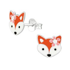 925 Sterling Silver Red Fox Stud Earrings Metal:925 Sterling Silver Hallmark:925 Width:8 mm Height:9 mm >Nickel Free >Pure Silver >Tarnish Resistant >No Allergic reaction >30 days return policy ++Items come in a gift box ready to be gifted Please contact me if you have any questions about the jewelry you are interested in buying. My Shop: https://www.etsy.com/shop/banujewelryusa Follow BANU Jewelry on Facebook, Instagram and other social media sites to keep up to date with newest products. www.i Fox Earrings, Fox Jewelry, Fake Plugs, Fox Gift, Tiny Stud Earrings, Studs Earrings, Silver Fox, Ear Cuffs, Silver Stud Earrings