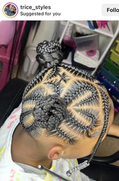 Children Hairstyles, Kids' Hairstyles, Cornrow Hairstyles For Men, Feed In Braids Hairstyles, Haute Hair