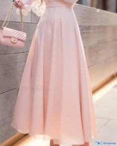 OrcaJump - Premium High-Waisted Layered Mesh Midi Skirt: Exquisite Wide Flare and Elegant Sheer Fabric Mesh Midi Skirt, Skirt Skirt, Color Fabric, Sheer Fabric, Types Of Skirts, Sheer Fabrics, A Line Skirt, Skirt Length, Long Skirt