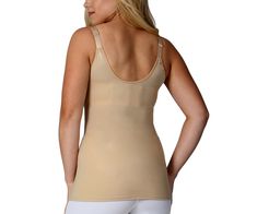 InstantFigure the Original Proven Shapewear for Women, compression underbust tank top with adjustable bra straps is a unique seamless under garment (with an open bust so you can wear your favorite bra) that will make you look up to 5 inches slimmer and 2 sizes smaller instantly! BENEFITS: • Exclusive Ultra Slimming Single Layer Control • One piece style with wide straps and Open Bust • Incredibly soft 4-way stretch fabric moves with you, for shaping and smoothing • Comfortable coverage from unde Seamless Shaping Tops With Full Coverage, Full Coverage Shapewear Tops With Built-in Bra, Shaping Tops With Built-in Bra, Shaping Shapewear Tops With Built-in Bra, Fitted Smoothing Shapewear Tops, Shapewear Tops With Built-in Bra, Stretch Tops With Medium Bust Support, Fitted Full Coverage Shapewear Tops, Flatten Tummy