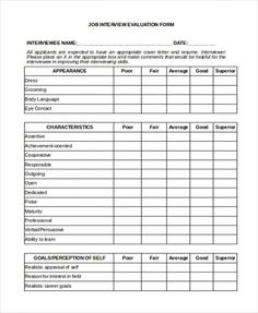 the job interview form is shown in this file, and it contains several important tasks