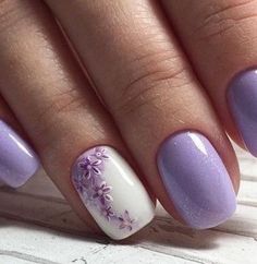 Acrylic Nails Short, Diamond Nail Designs, Unghie Sfumate, Purple Nail Art, Makeup Nails Art, Pretty Nail Art Designs, Pretty Nail Art, Diamond Nails