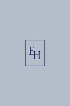 the f h logo is shown in blue on a light gray background, and it appears to be an e - letter