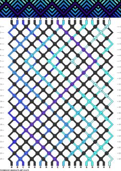 an image of a pattern that looks like it is made out of blue and black squares