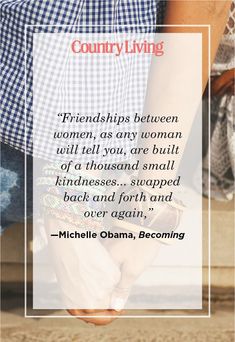 two people holding hands with the quote,'friends between women as any woman will tell you