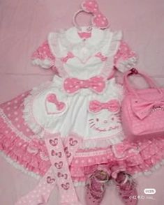 Hello Kitty Outfit, Kitty Outfit, Hello Kitty Dress, Kawaii Kitty, Kitty Clothes