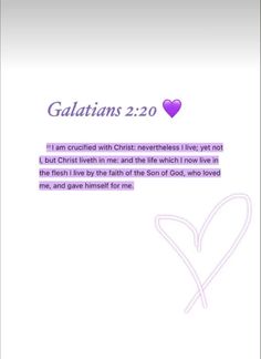 an image of the word galaan 20 on a white background with purple lettering and a heart