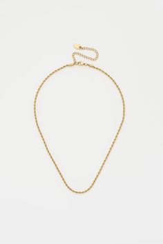 The latest versatile piece your jewelry box has been searching for. Handcrafted within a gold bonded chain originating a classy feel to the hottest trends. The chain itself creates an intricate rope design accentuating a modern technique to your upscale vibes. Waterproof💧💧💧 Stainless Steel 18K Gold Hypoallergenic Nickel Free Size:16" + 3" Extender Trendy Gold Plated Snake Chain Necklace, Rope Chain Necklace For Everyday, Everyday Rope Chain Necklace, Metal Rope Chain Necklace, Minimalist Rope Chain Link Jewelry, Minimalist Metal Jewelry With Rope Chain, Minimalist Metal Rope Chain Jewelry, Gift Rope Chain Necklace With Figaro Link, Gold Rope Chain Necklace As A Gift