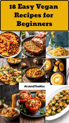 Cruelty-free cuisine: Discover 18 mouthwatering vegan dishes for every palate Easy Vegan Recipes For Beginners, Beginners Recipes, Vegan Recipes For Beginners, Simple Vegan Recipes, Vegetarian Recipes For Beginners, Affordable Recipes, Easy Vegan Recipes