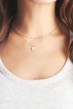 Tiny Hammered Disc Necklace | 14k Gold Fill Necklace | Sterling Silver Necklace | Layer Necklace Silver Necklace Outfit, Gents Bracelet, Neck Necklace, Diy Collier, Layered Necklaces Silver, Everyday Necklace, Disc Necklace, Richmond Va, White Gold Jewelry