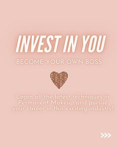 Are you ready to INVEST in YOU!? Start the career of your dreams in permanent makeup as a Microblading Artist. 👩🏽‍🏫 📚 WANNA LEARN IN PERSON?? Click the link in the bio. All in person classes INCLUDE online training, Zoom sessions and ZOLA!! Permanent Makeup Training, Makeup Training, Permanent Makeup, Dreaming Of You