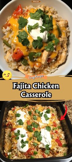 Bring the flavors of a Tex-Mex restaurant home with Fajita Chicken Casserole. This one-dish wonder combines seasoned chicken, peppers, onions, and cheese, baked over a layer of fluffy rice. It’s a comforting meal perfect for any weeknight. #FajitaCasserole #TexMexAtHome #CasseroleDinners