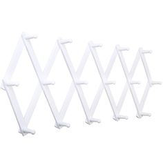 PRICES MAY VARY. 【High-quality & Sturdy】Solid wooden accordian wall hanger with lots of pegs,16 pegs hooks,smooth surface finish. 【Accordion Wall Hanger】 Expandable coat rack wall mounted, accordion hanger with modern decorative style. 【Large Space Saving】Accordion wall hanger white,a nice paint white color & 3/8'' thick.16-inch length, maximum extension to 67 inch wide, larger hat rack for wall. 【Enough Metal Brackets】Come with metal hanging brackts to fix on the wall, adapt to 180 ° rotation. Wooden Acordian Hanger, Wall Hat Rack, Backpack Wall, Wall Hat Racks, Accordion Wall, Wood Hooks, Wall Hats, Peg Hooks, Hanging Hats