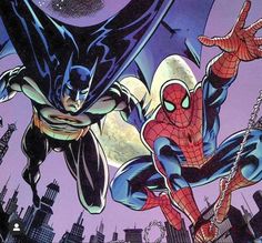 spider - man and the amazing spider - man comic book cover art by steve bagley