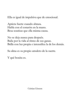 the poem is written in spanish and english