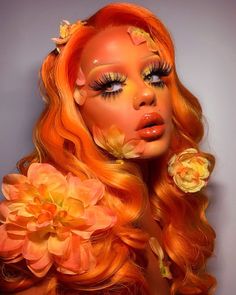 Plouise Makeup, Flower Makeup, Plouise Makeup Academy, Face Paint Makeup, Face Art Makeup, Cool Makeup Looks, Makeup Academy, Special Effects Makeup, Fx Makeup