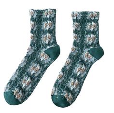 Grandmacore Socks All Aesthetic, Running Socks Women, Aesthetic Socks, Girls Ankle Socks, Floral Socks, Ankle Socks Women, Sock Game, Granny Chic, Warm Boots