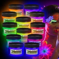 PartyGlowz Glow Stick Wedding, Glow Stick Party, Halloween Contact Lenses, Glow Paint, Blacklight Party, Liquid Hair, Scary Mask, Halloween Contacts, Painted Jars