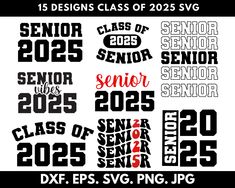 the class of 205 svg font and numbers