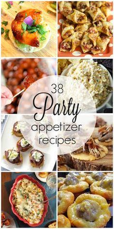 party appetizer recipes with text overlay