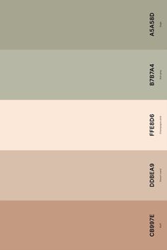 the different shades of paint that are used in this color scheme