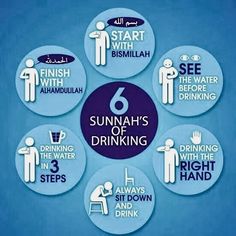 the six steps to drinking in different ways