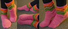 Ravelry: Multicolor Wavy Sock pattern by Dolly Laishram Wave Stitch, Sock Patterns, The Wave, Video Tutorial, Ravelry, Knitting Patterns, Step By Step, Socks, Knitting