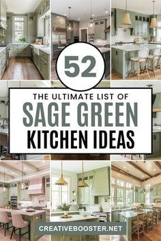 the ultimate list of sage green kitchen ideas