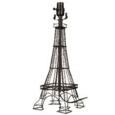 the eiffel tower is made out of wire