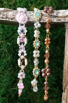 3 pearly chockers.  Main option : white pearls and green/teal crystal. Variants: Brown and pink. Sizes: each chokers is approx. 35 cm long Elegant Pink Choker With Round Beads, Elegant Pink Beaded Choker, Choker Necklaces, White Green, Pearl White, Favorite Jewelry, Poland, Pear, Beauty Book