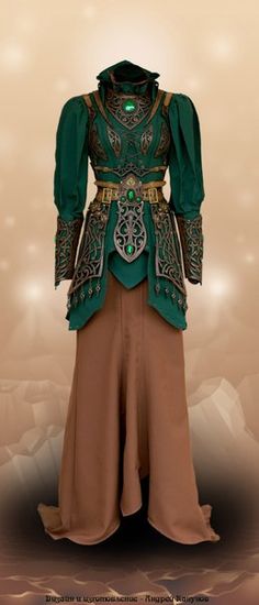 Photo Larp Costume, Steampunk Costume, Medieval Dress, Fantasy Costumes, Fantasy Dress, Mori Girl, Steampunk Fashion, Fantasy Clothing, Fantasy Fashion