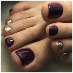 (paid link) Set yourself apart from the rest with a pedicure nail color to suit every occasion. Browse our colourful collection of matte & gloss polish today at Boots.com. Gold Toe Nails, Pedicure Gel, Pedicure Designs Toenails, Unghie Sfumate, Manicure Art, Pedicure Colors, Gel Toe Nails