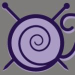 an image of a purple snail on a gray and white background with swirls in the middle