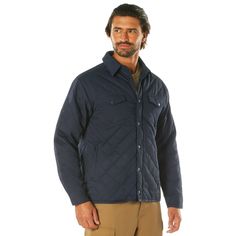 Navigate the great outdoors in style and comfort with our Diamond Quilted Cotton Jacket. This midweight jacket is a great outer layer for spring and fall activities like hiking on a trail, sitting around the campfire, and cleaning up the yard, along with casually wearing around town or during a weekend trip. Without a doubt, this quilted will become part of your go-to outdoor wardrobe! Warm and Comfortable Composition: With stylish 7 OZ diamond quilting, a 100% cotton twill outer shell, a 100% cotton flannel body liner, 100% polyester taffeta sleeve liners, and 3.5 OZ polyester filling, our insulated jackets provide all-day comfort and warmth, no matter the location. Protection from the Elements: These outdoor jackets feature a full-length front zipper with a 7-snap storm placket flap that Rugged Long Sleeve Utility Jacket For Outdoor Work, Fall Camping Windbreaker With Pockets, Long Sleeve Utility Jacket For Outdoor Fall Activities, Long Sleeve Utility Jacket For Fall Outdoor Activities, Weatherproof Long Sleeve Windbreaker For Camping, Long Sleeve Weatherproof Windbreaker For Camping, Fall Utility Windbreaker For Outdoor Activities, Utility Style Windbreaker For Outdoor Activities In Fall, Rugged Long Sleeve Sport Coat For Outdoor