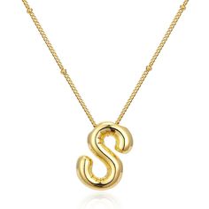 PRICES MAY VARY. Classic Design: The initial bubble necklace contain 26 letters from A to Z. You can choose according to your needs, or choose multiple styles for stacking and matching Product Size: The Balloon Initial Letter Necklace is 17.7"+1.97" adjustable chain for the balloon Initial necklace, you can adjust as you want to make it comfortable Product Material:The 14k gold plated necklace is suitable for daily wearing, lightweight, no irritation to skin. We recommend removing your jewelry w Gold Initial Pendant Necklace With Letter Print, Birthday Initial Pendant Necklace With Letter Beads, Gold Letter Print Necklace For Birthday, Gold Necklaces With Letter Print For Birthday, Gold Initial Pendant Necklace For Birthday, Gold Initial Necklace With Letter Beads For Anniversary, Gold Initial Necklace For Birthday, Mother's Day Initial Pendant Necklace With Letter Beads, Mother's Day Initial Necklace With Letter Beads