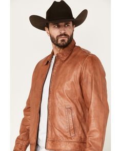 Scully Men's Leather Bomber Jacket, Cognac Modern Cowboy, James Jean, Mens Flannel, Leather Cleaning, Mens Outerwear, Timeless Style, Jeans Shop, Leather Men, Cognac