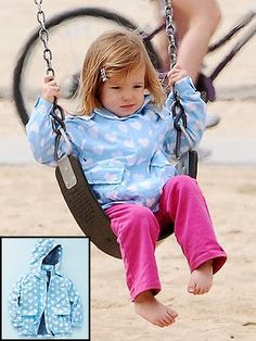 Jennifer Garner and Ben Affleck's daughter, Seraphina, wearing a Mini Boden jacket. M's Spring coat. Seraphina Affleck, Malibu Beach, Malibu Beaches, Spring Coat, Beach Park, Jennifer Garner, Ben Affleck