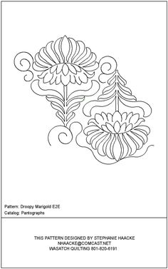 the pattern for this flower is very easy to make