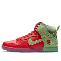 Nike Dunk High SB Skateboard ' Strawberry Cough CW7093-600 sneakmarks Nike Sb Dunk High Pro, Nike Skateboarding, Nike X Travis Scott, Nike Sb Dunk High, Sb Dunk High, Nike Models, Dunks Nike, Nike Sb Dunk, Nike Dunk High