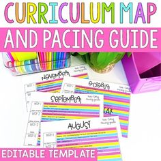 the colorful map and packing guide for kids to use with their school's supplies