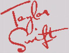 a red and white cross stitch pattern with the words, love is all you need