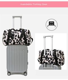 Fashionable New Travel Bag Duffle Bag Women Leopard Big Nylon Bag Tote Handbags Fitness Gym Bag Ladies Weekend Pink Bag Shape: Casual ToteHandbags Type: Shoulder BagsTypes of bags: Shoulder & Crossbody BagsMain Material: NylonClosure Type: zipperHardness: SOFTStyle: FashionOccasion: VersatileGender: WOMENPattern Type: SolidNumber of Handles/Straps: SingleItem Type: Handbags Duffle Bag Women, Womens Gym Bag, Women Crossbody Bag, Casual Tote, Types Of Bag, Nylon Bag, Fitness Gym, Bag Women, Pink Bag