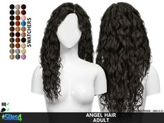 an image of long curly wigs for women