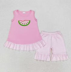 RTS -- Watermelon Embroidery, Woman Costumes, Watermelon Girl, Dress India, Barbie Party Decorations, Wholesale Boutique Clothing, India Dress, Summer Watermelon, Barbie Party